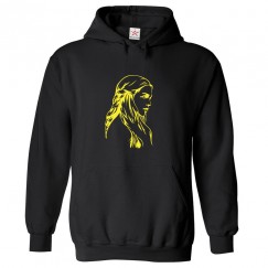  Sketch of Targaryen Classic Unisex Kids and Adults Pullover Hoodie for Mythological TV Show Fans									 									 									